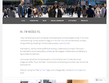 Tablet Screenshot of nicolefu.com
